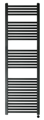 black heated towel rail electric