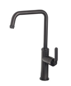 black kitchen tap