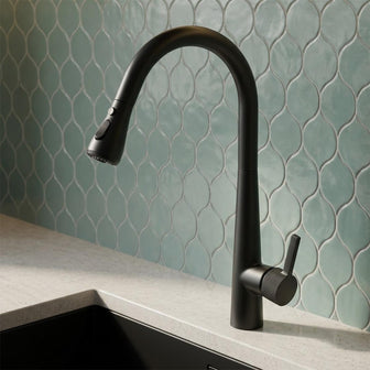 black kitchen tap pull out Main image