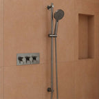 black shower riser kit