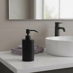 black soap dispenser deck mounted