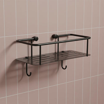 black square shower basket single tier Main image