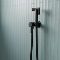 black bidet spray