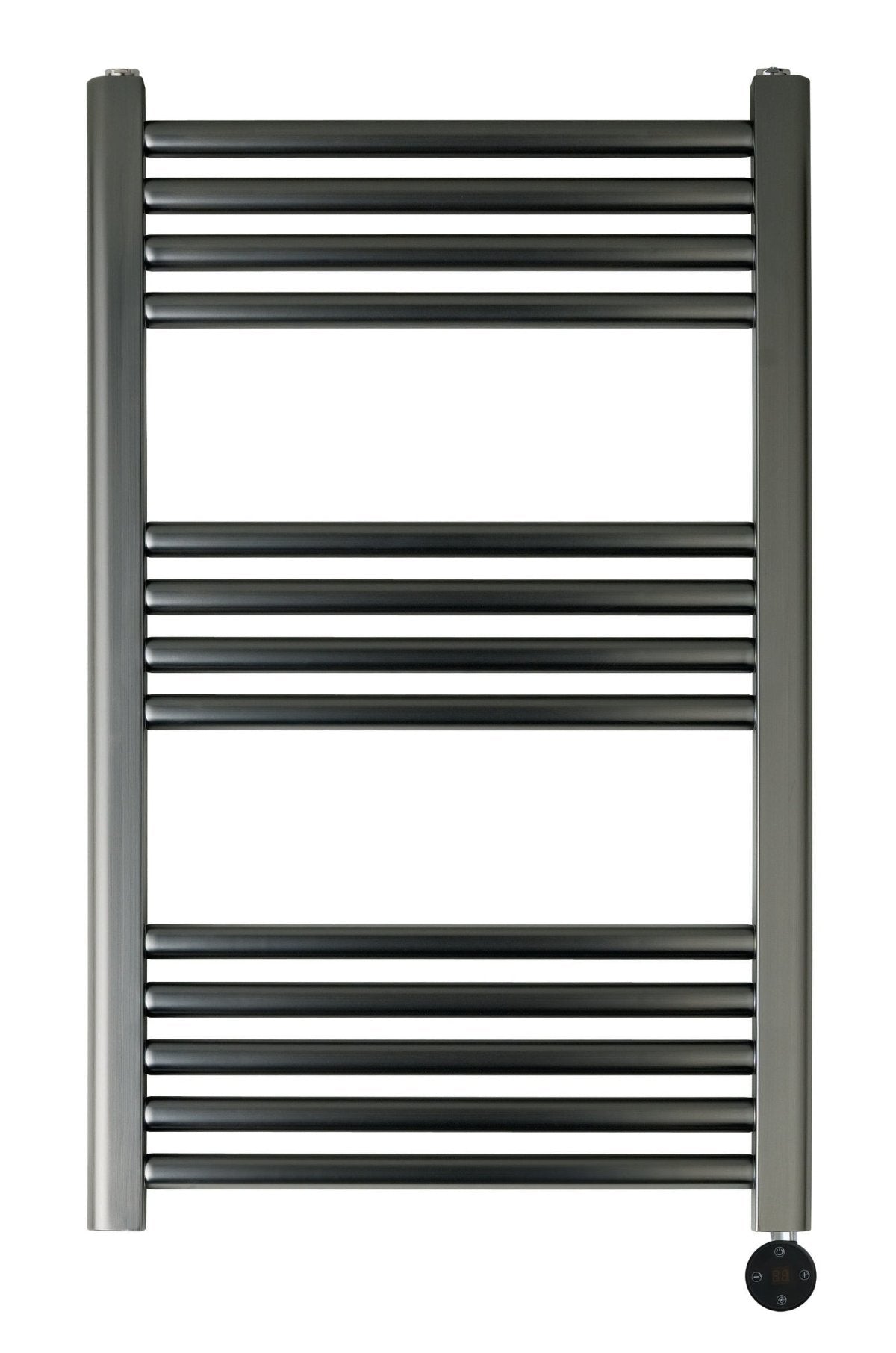 black electric towel radiator