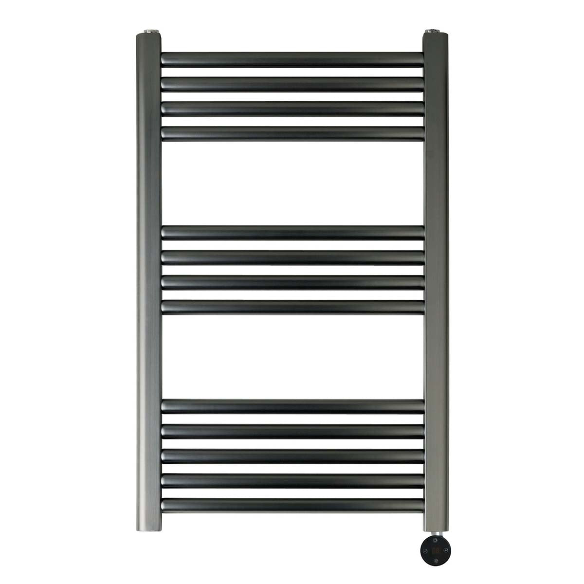black electric towel radiator