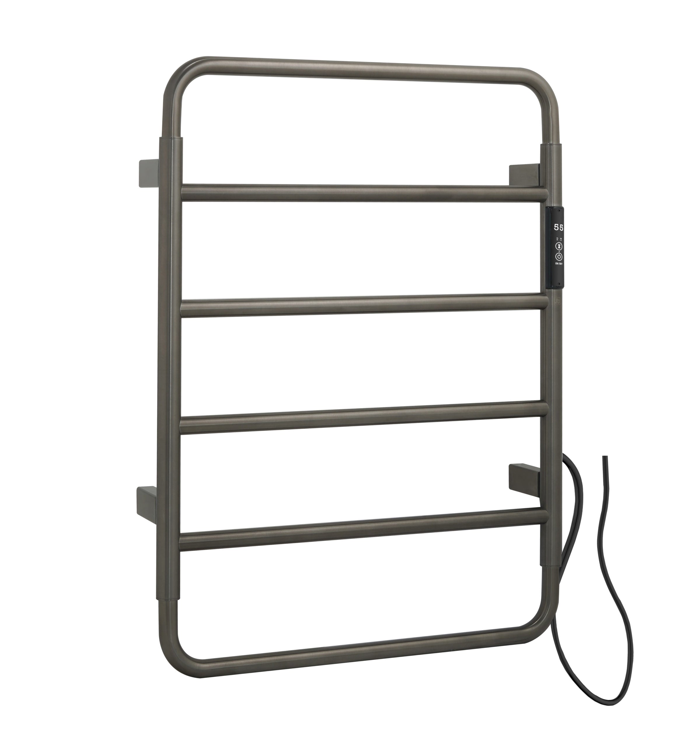 HEATH Electric Towel Radiator 640mm x 475mm - Brushed Black Secondary image