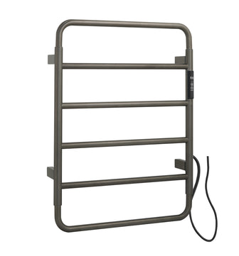 HEATH Electric Towel Radiator 640mm x 475mm - Brushed Black Secondary image