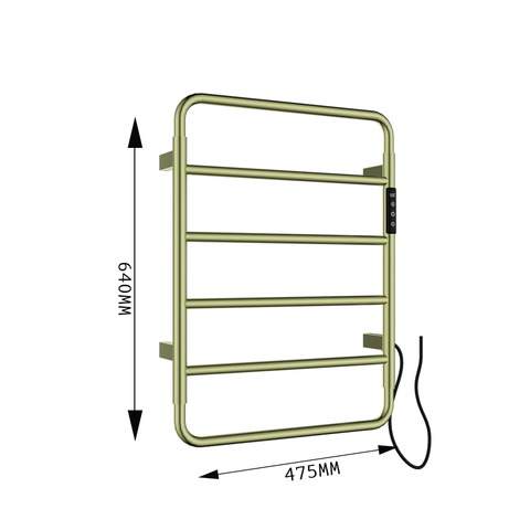 brass electric radiator