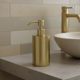 brushed gold soap dispenser Main image