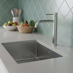 brass monobloc kitchen sink mixer tap 