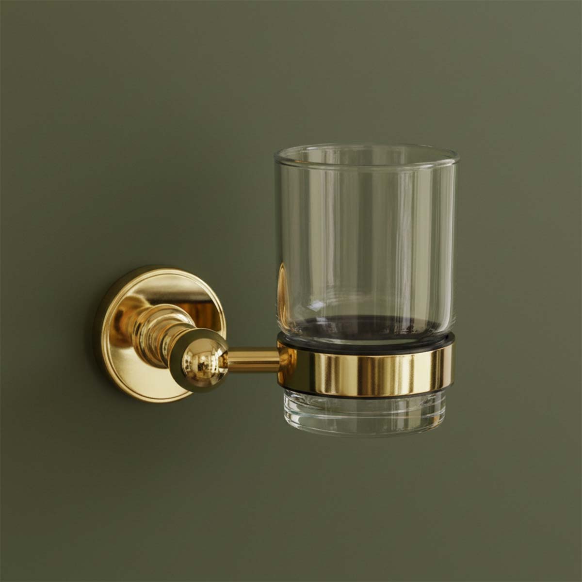 brass toothbrush holder