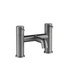 bridge bath tap - brushed black