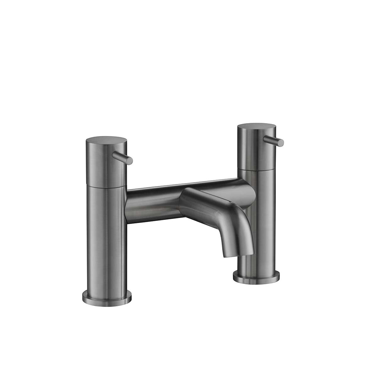bridge bath tap - brushed black