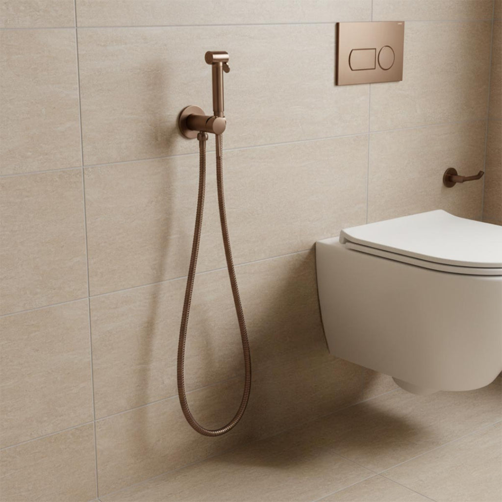bronze bidet sprayer hot and cold 