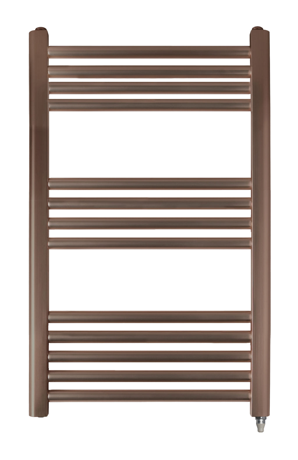 Brushed Bronze Electric Towel Rail 