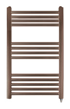 Brushed Bronze Electric Towel Rail 