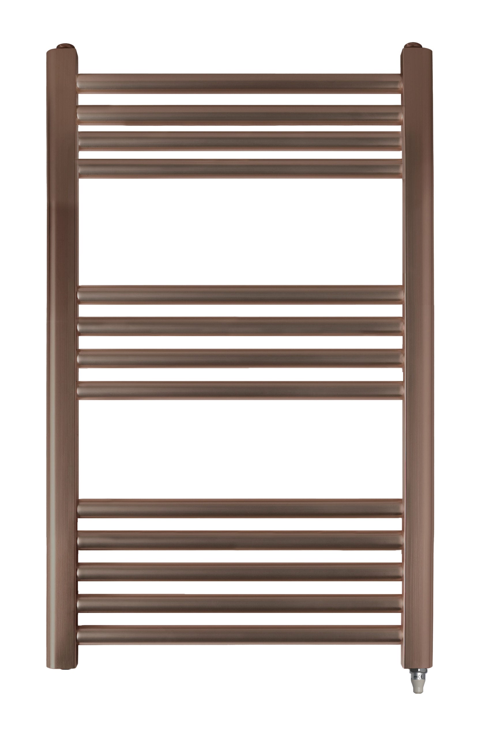 Brushed Bronze Electric Towel Rail 