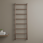 brushed bronze dual fuel towel rail