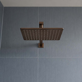 Bronze Square Rainfall Shower Head Secondary image