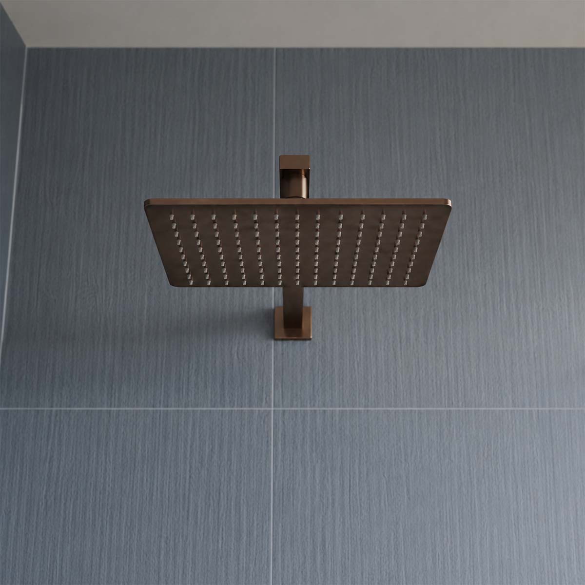 bronze overhead shower head 250mm 