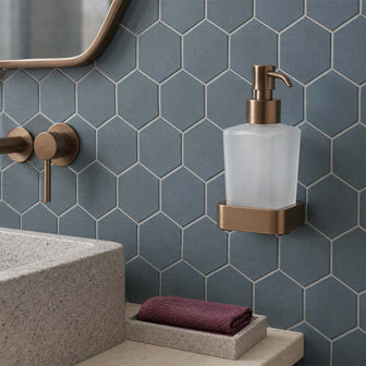bronze wall mount soap dispenser Main image