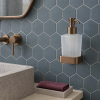 bronze wall mount soap dispenser