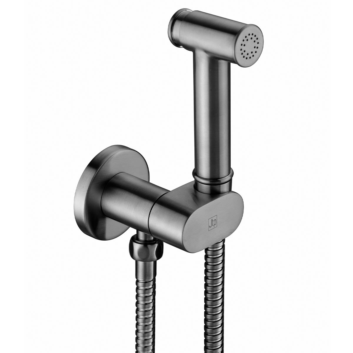 brushed black douche kit with safety valve