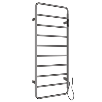 HEATH Electric Towel Rail Radiator Brushed Black 1130mm x 475mm Secondary image