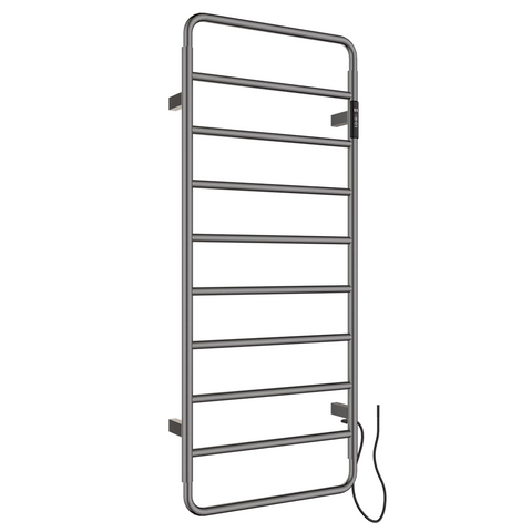 gunmetal heated towel rail 