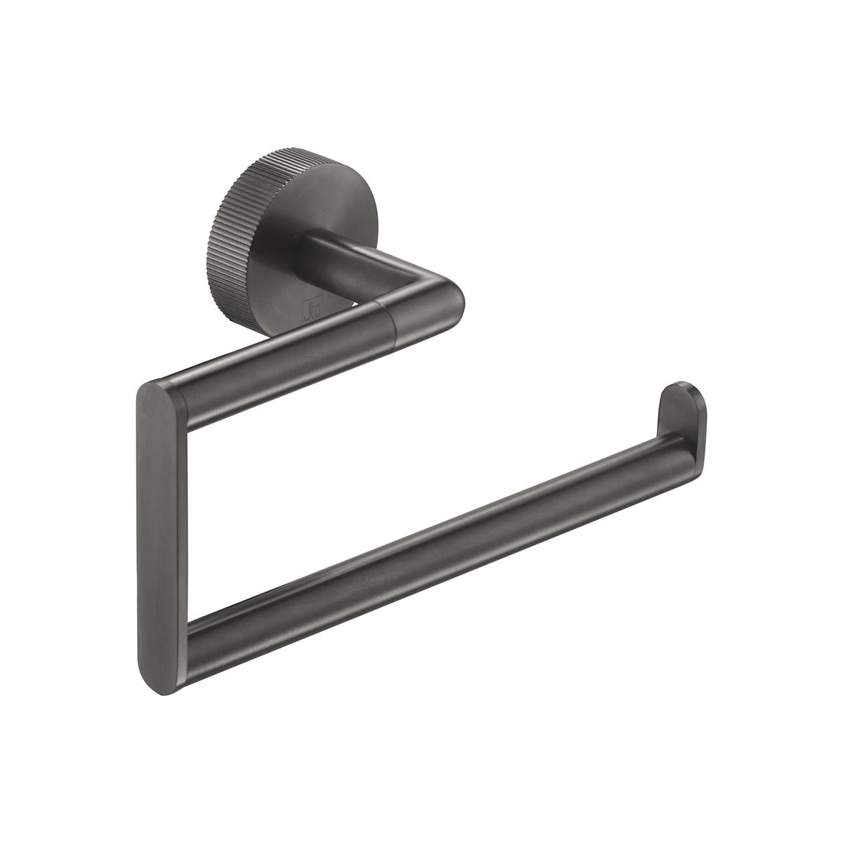 brushed black square towel holder 