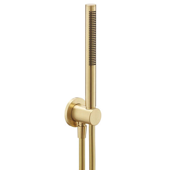 Wall Mounted Handheld Shower with Hose, Round Bracket and Outlet Secondary image