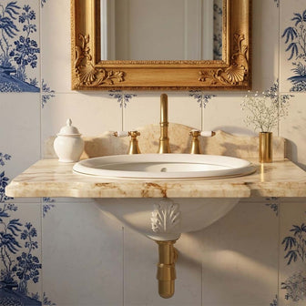 brushed brass bottle trap Main image