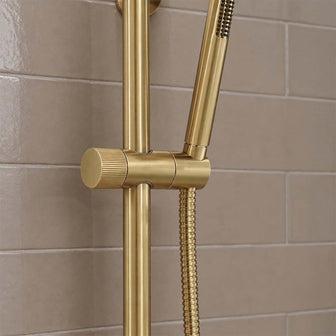 brushed brass slider rail 900mm Main image