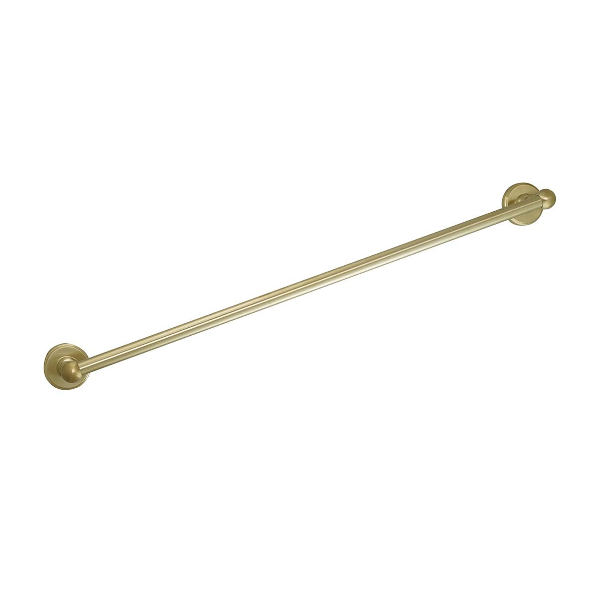 brushed brass towel bar holder