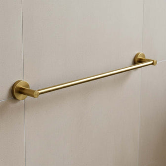 gold brass towel holder Main image