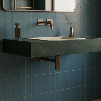 brushed bronze bottle trap Main image