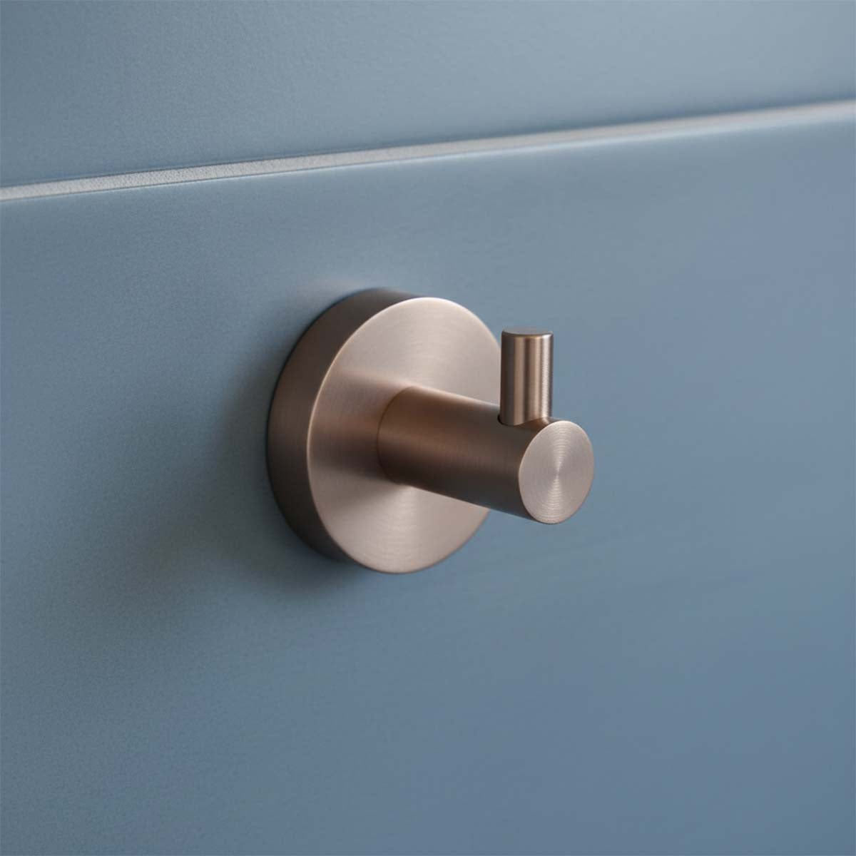 brushed bronze single robe hook  Main image