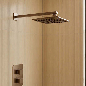 Brushed Bronze Wall Mounted Shower Arm Secondary image
