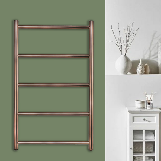 bronze heated towel rail 1000