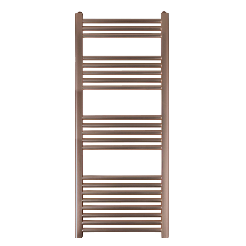Brushed Bronze Steel Heated Towel Rail Radiator 1200mm x 500mm - Dual Fuel Secondary image