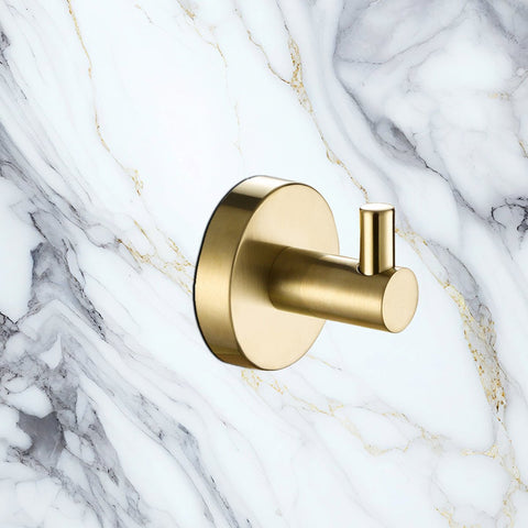 brushed gold robe hook