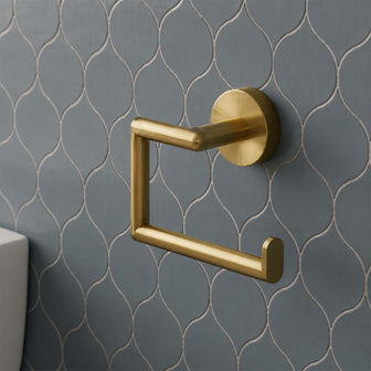 brushed gold toilet paper holder wall mounted Main image