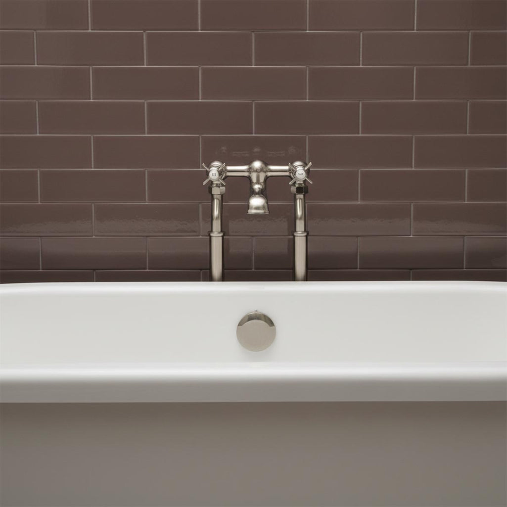 brushed nickel bathroom taps