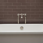 brushed nickel bathroom taps