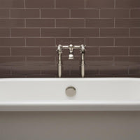 brushed nickel bathroom taps