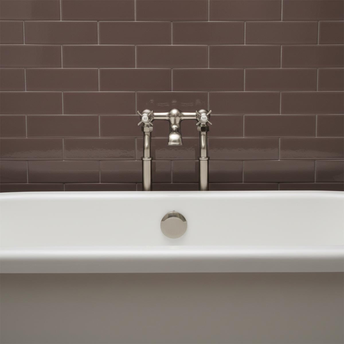 brushed nickel bathroom taps