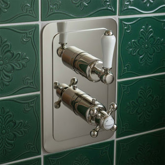 nickel concealed shower mixer valve  Main image