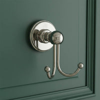 brushed nickel towel hooks for bathroom