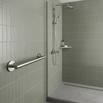 brushed stainless steel 300mm grab rail  Main image