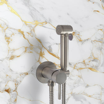 Stainless Steel Douche Spray Kit with Temperature Control - Brushed Steel Finish Secondary image